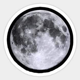 The Moon Sticker